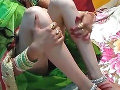 Just Married Bride Saree In Full Hd Desi Video...
