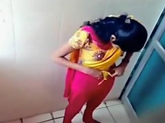 Indian Coed Girls Get Caught On Tape Using The...